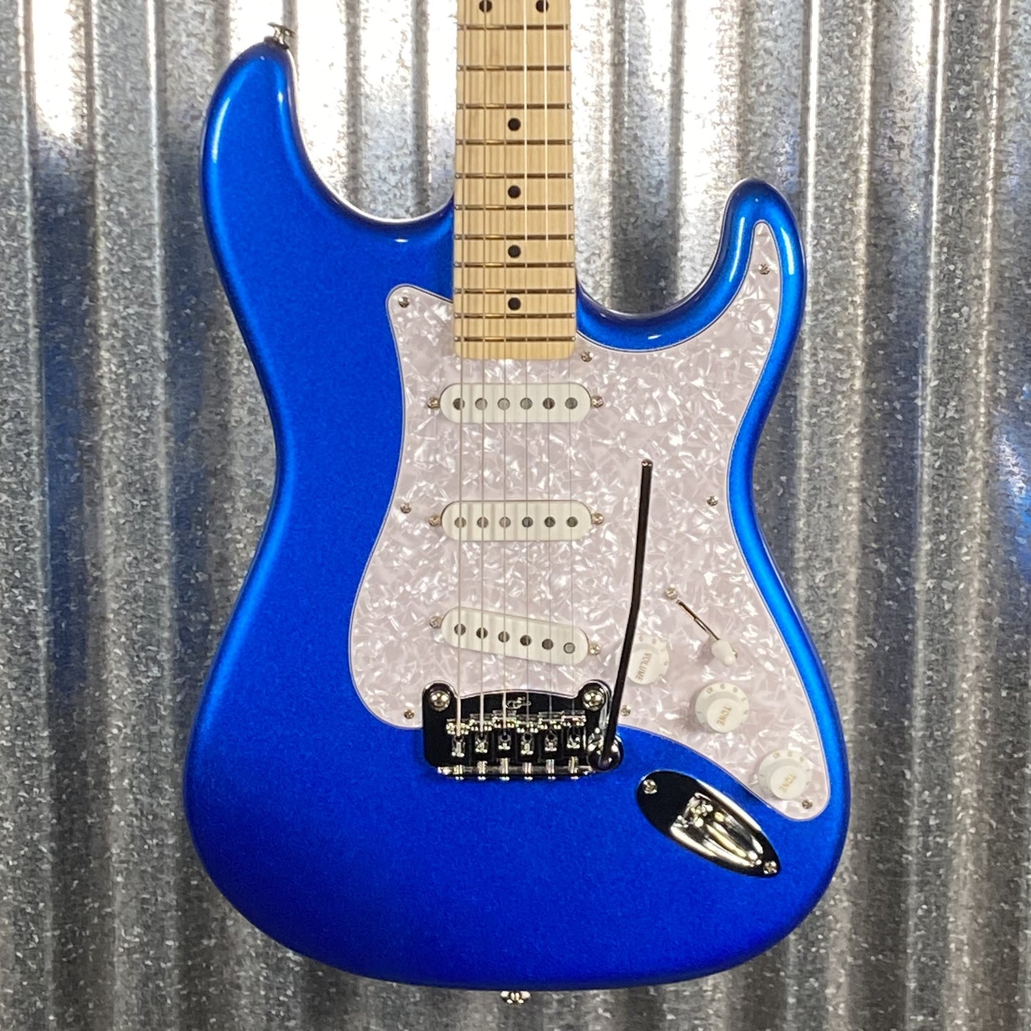 G&L USA Fullerton Deluxe Legacy Electric Blue Guitar & Bag #0308 Used