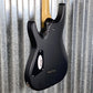 Schecter C-6 Deluxe Satin Black Guitar #0025