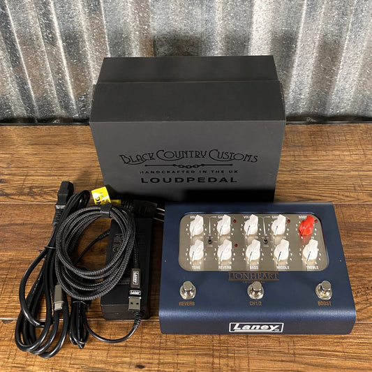 Laney BCC-LOUDPEDAL-LTQ Lionheart Tom Quayle 60 Watt 2 Channel Amplifier Guitar Effect Pedal Demo