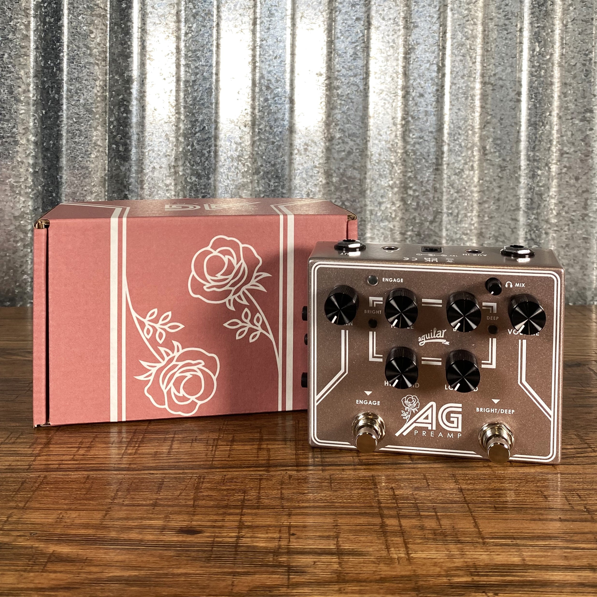Aguilar AG Preamp Limited Edition BCAM Bass EQ Direct Box Effect Pedal ...
