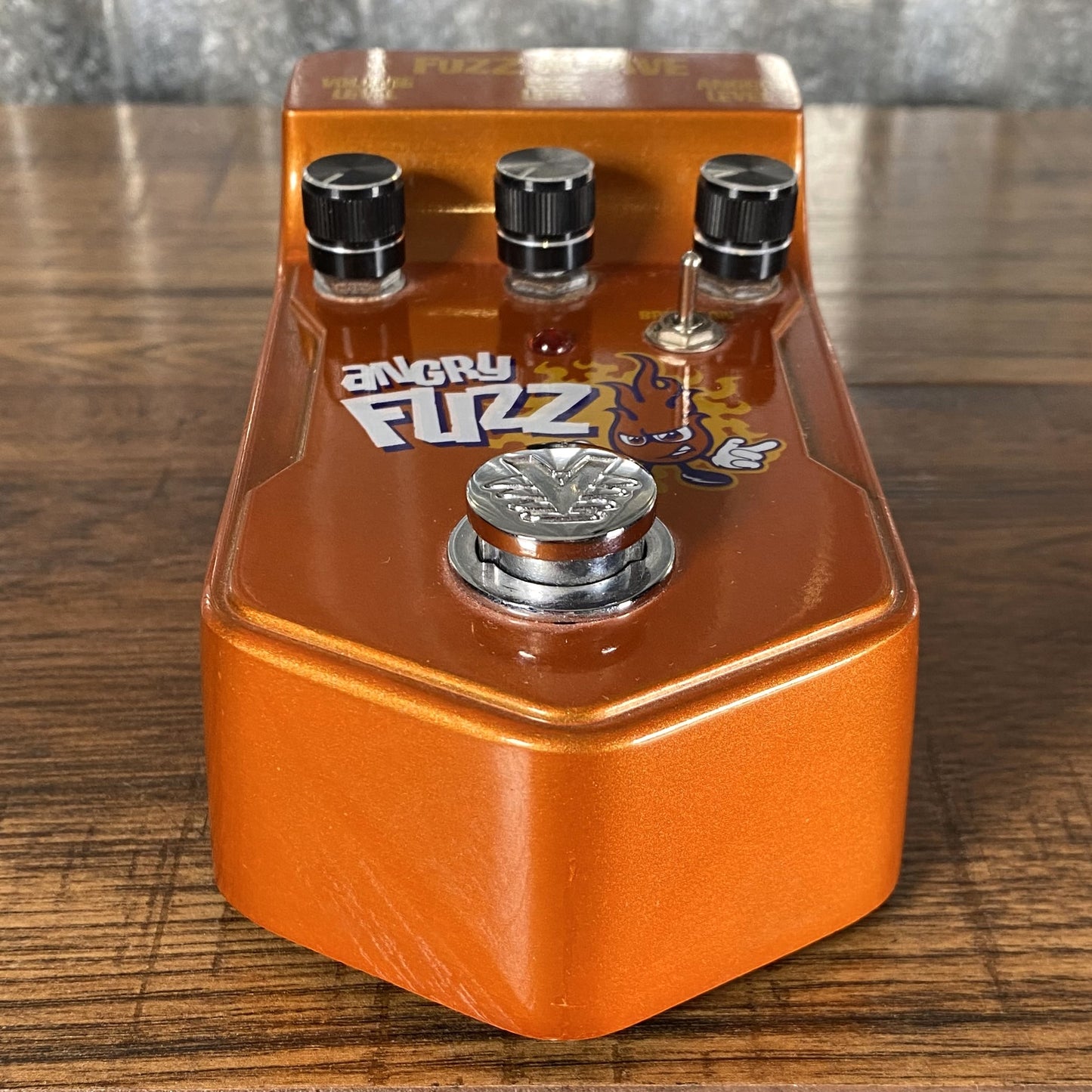 True Tone Visual Sound Angry Fuzz Guitar Bass Effect Pedal Used