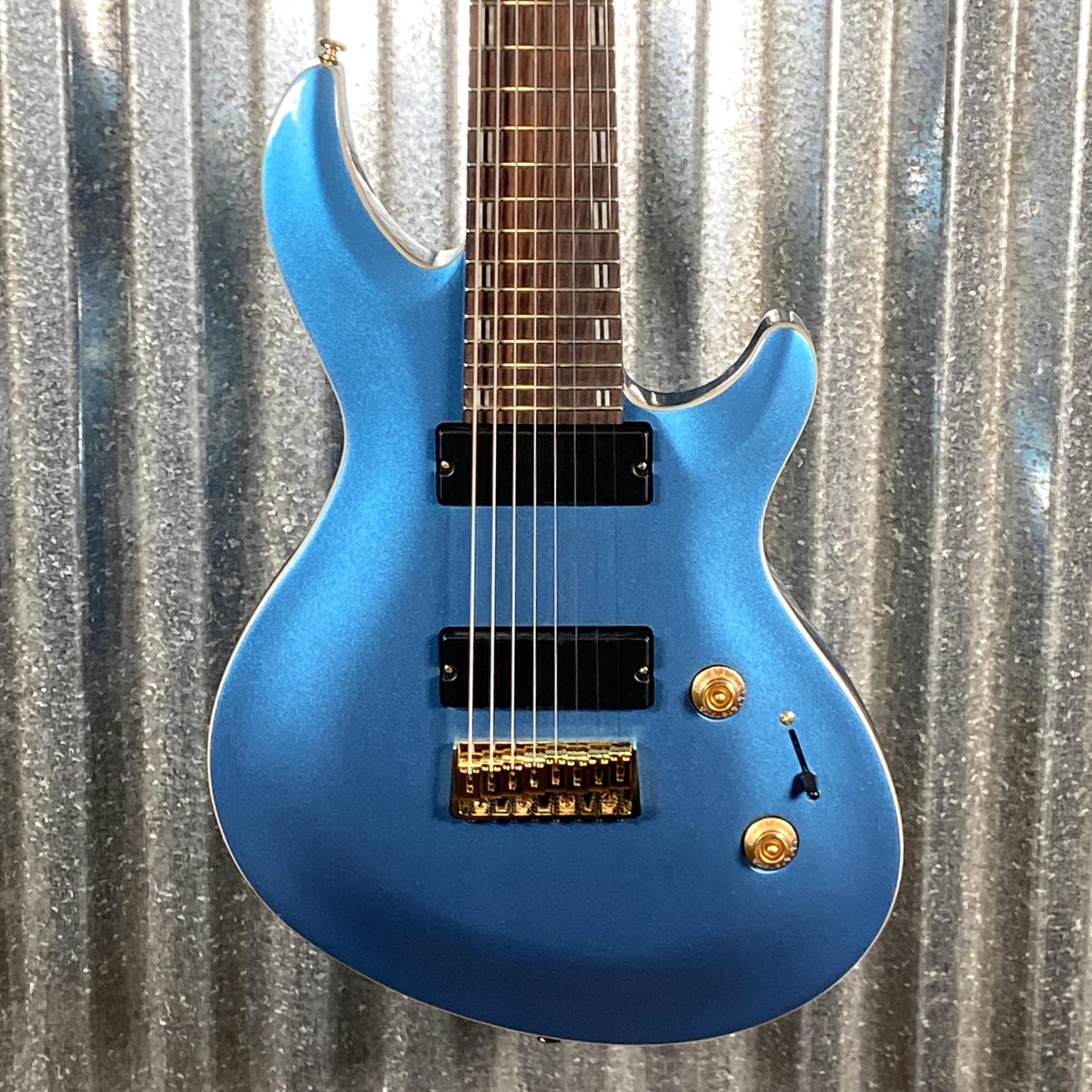 ESP LTD JR-208 Javier Reyes 8 String Pelham Blue Baritone Guitar LJR208PB #0416 Used