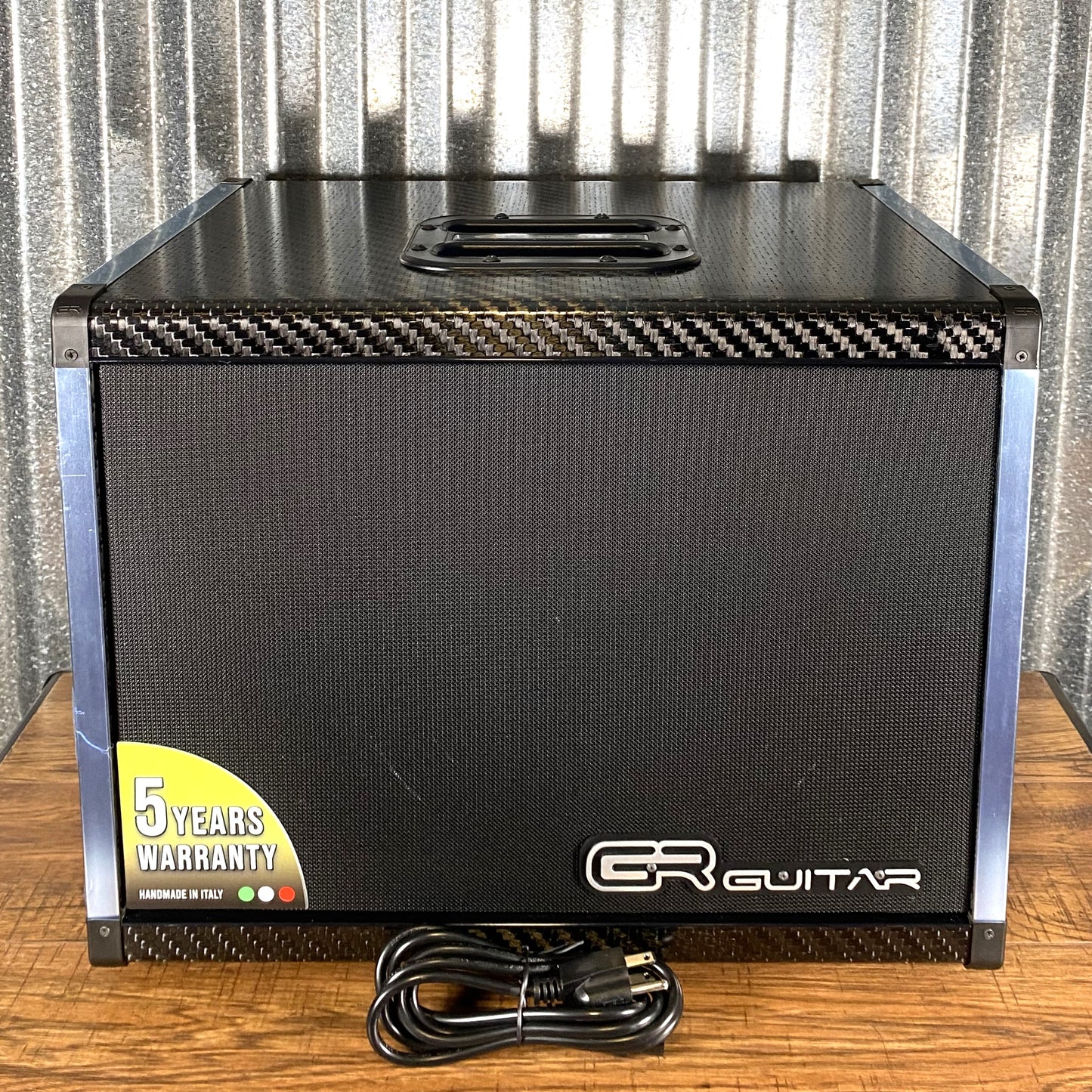 GR Guitar AT G112A FRFR Flat Response 1x12" Active 300 Watt Carbon Fiber Guitar Amplifier Speaker Cabinet