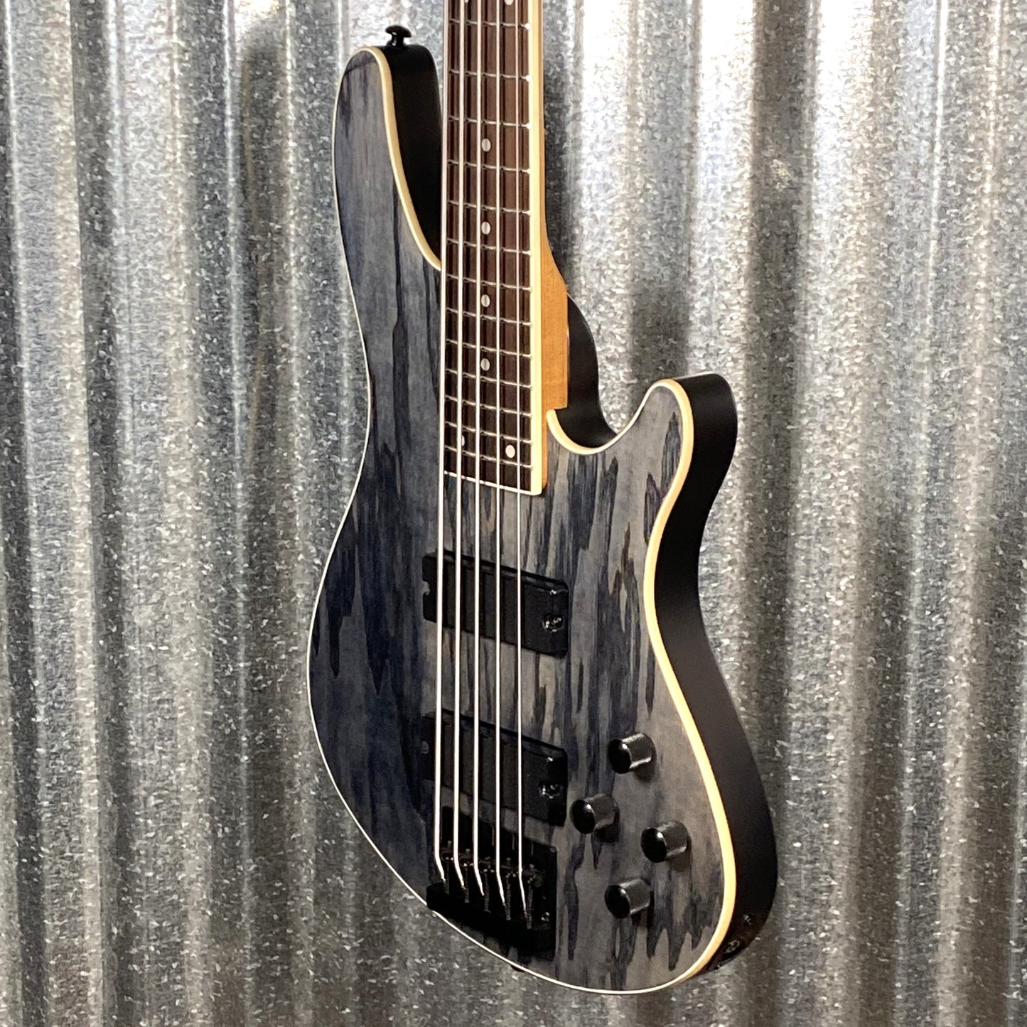 Schecter C-5 Standard Charcoal Satin 5 String Bass #1008 Blem