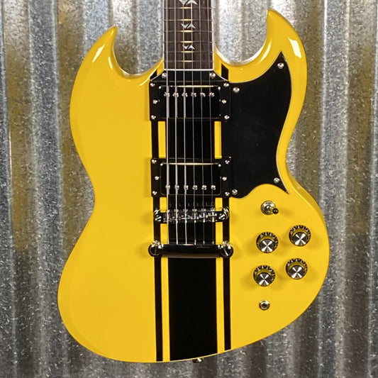 Westcreek Guitars Racer SG Offset Style Bumble-B Yellow #0047 Used