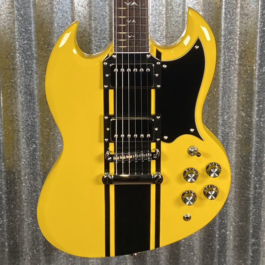 Westcreek Guitars Racer SG Offset Style Bumble-B Yellow #0162 Used