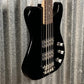 G&L USA Fullerton Deluxe ASAT 4 String Bass Jet Black & Bag #8120