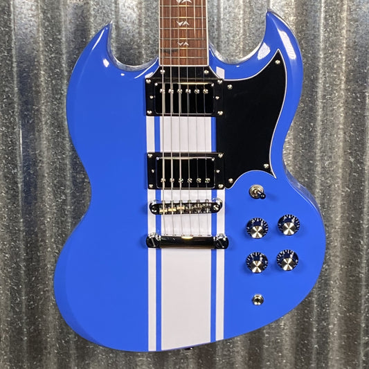 Westcreek Guitars Racer SG Offset Style Blue #0175 Used