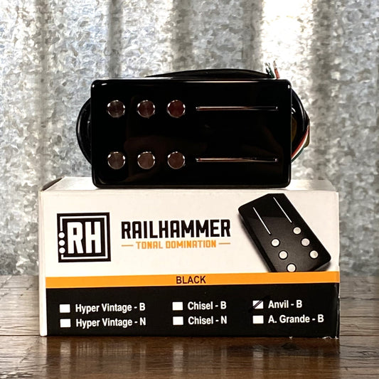 Railhammer Anvil Bridge Black Humbucker Guitar Pickup