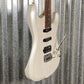 Musi Capricorn Fusion HSS Superstrat Pearl White Guitar #0195 Used