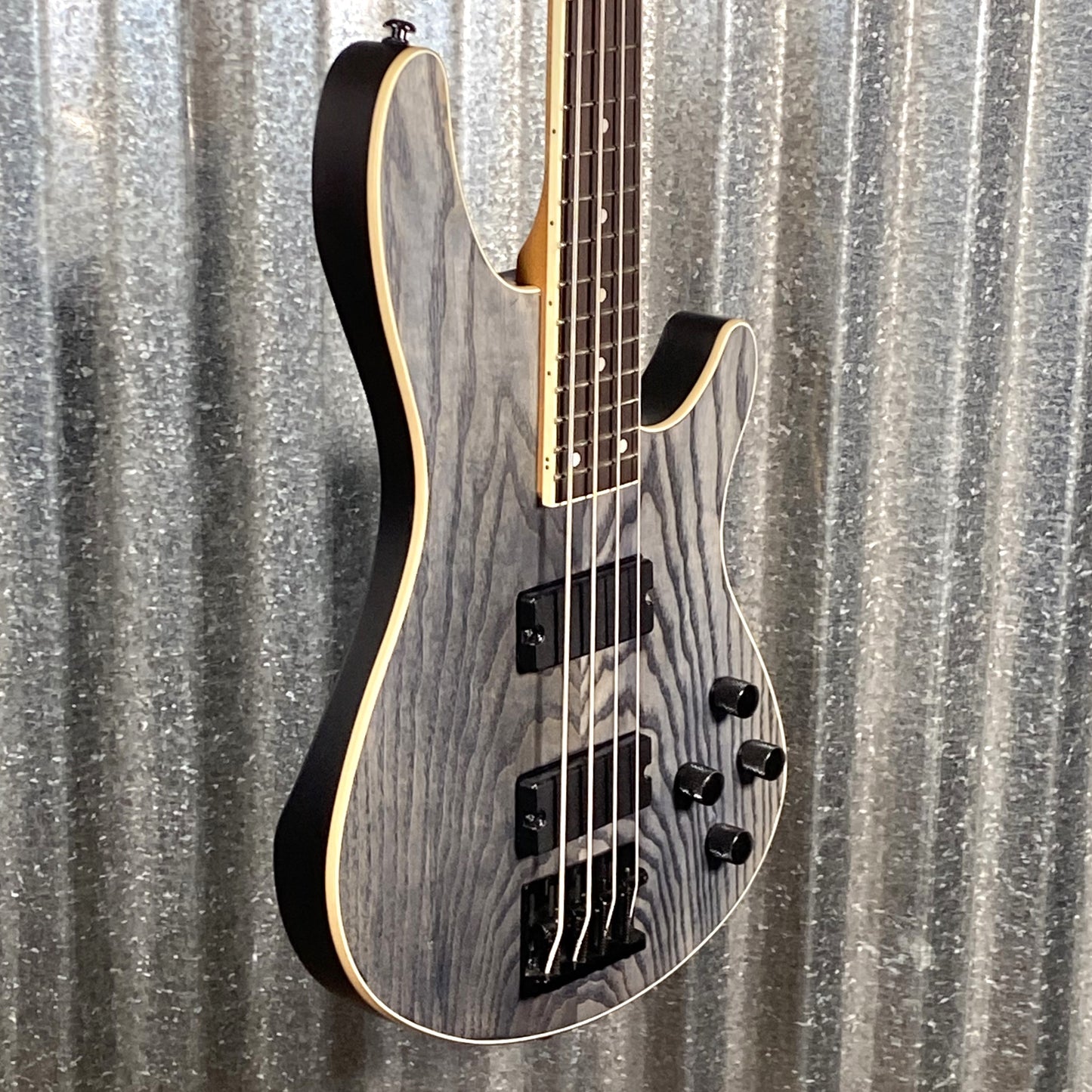 Schecter C-4 Standard Charcoal Satin 4 String Bass #0847 Blem