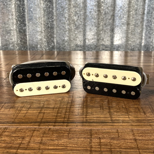 Epiphone Neck & Bridge Humbucker Pickup Set Zebra Used