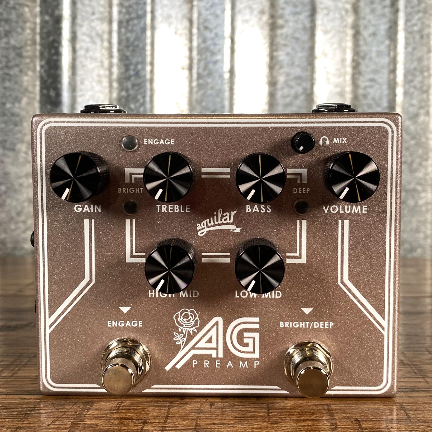 Aguilar AG Preamp Limited Edition BCAM Bass EQ Direct Box Effect Pedal AGPRE