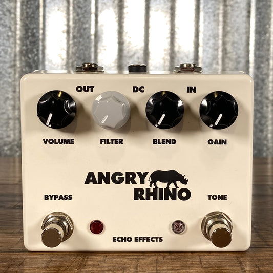 Echo Effect Pedals Angry Rhino Fuzz Overdrive Guitar Effect Pedal Used