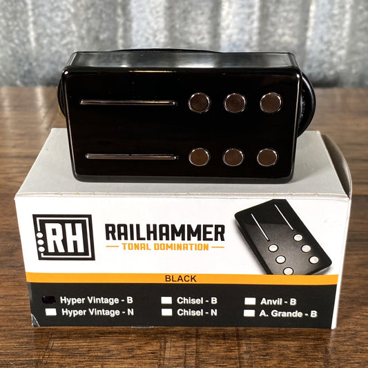 Railhammer Hyper Vintage Black Bridge Humbucker Guitar Pickup