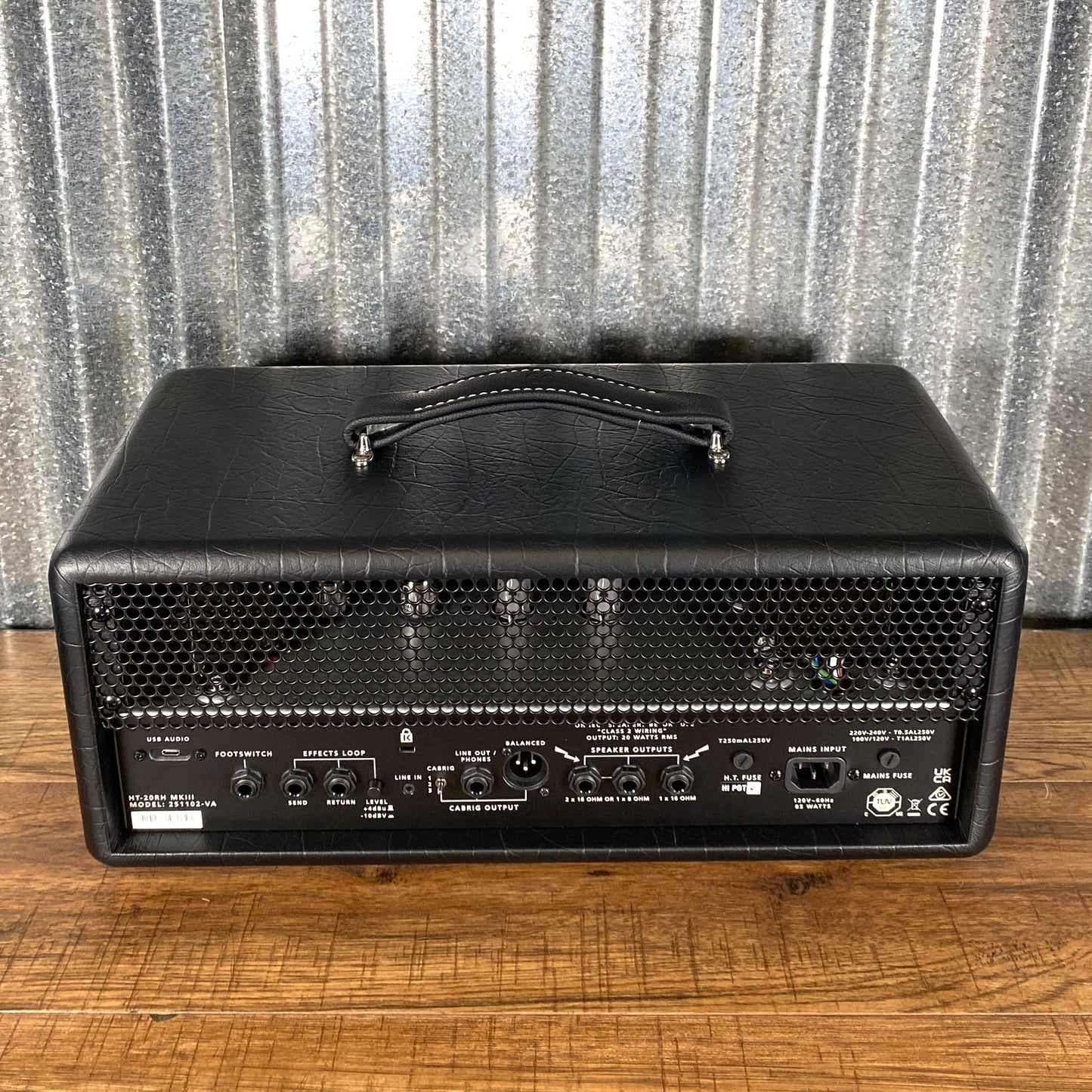 Blackstar HT-20RH MKiii 2 Channel 20 Watt Tube Reverb Guitar Amplifier Head HT20RHMK3