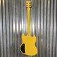 Westcreek Guitars Racer SG Offset Style Bumble-B Yellow #0162 Used