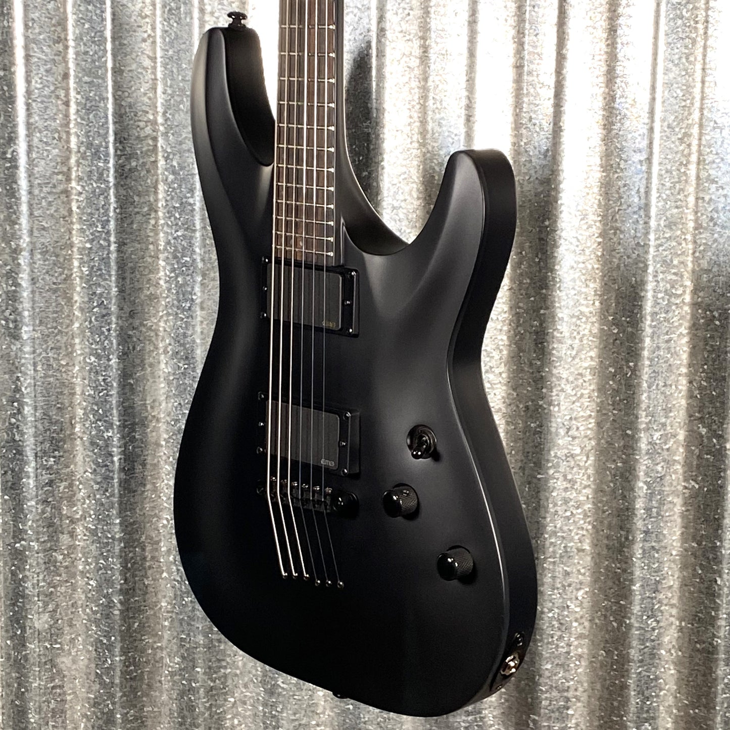 Schecter C-1 Platinum Blackout EMG Guitar #0153 Used