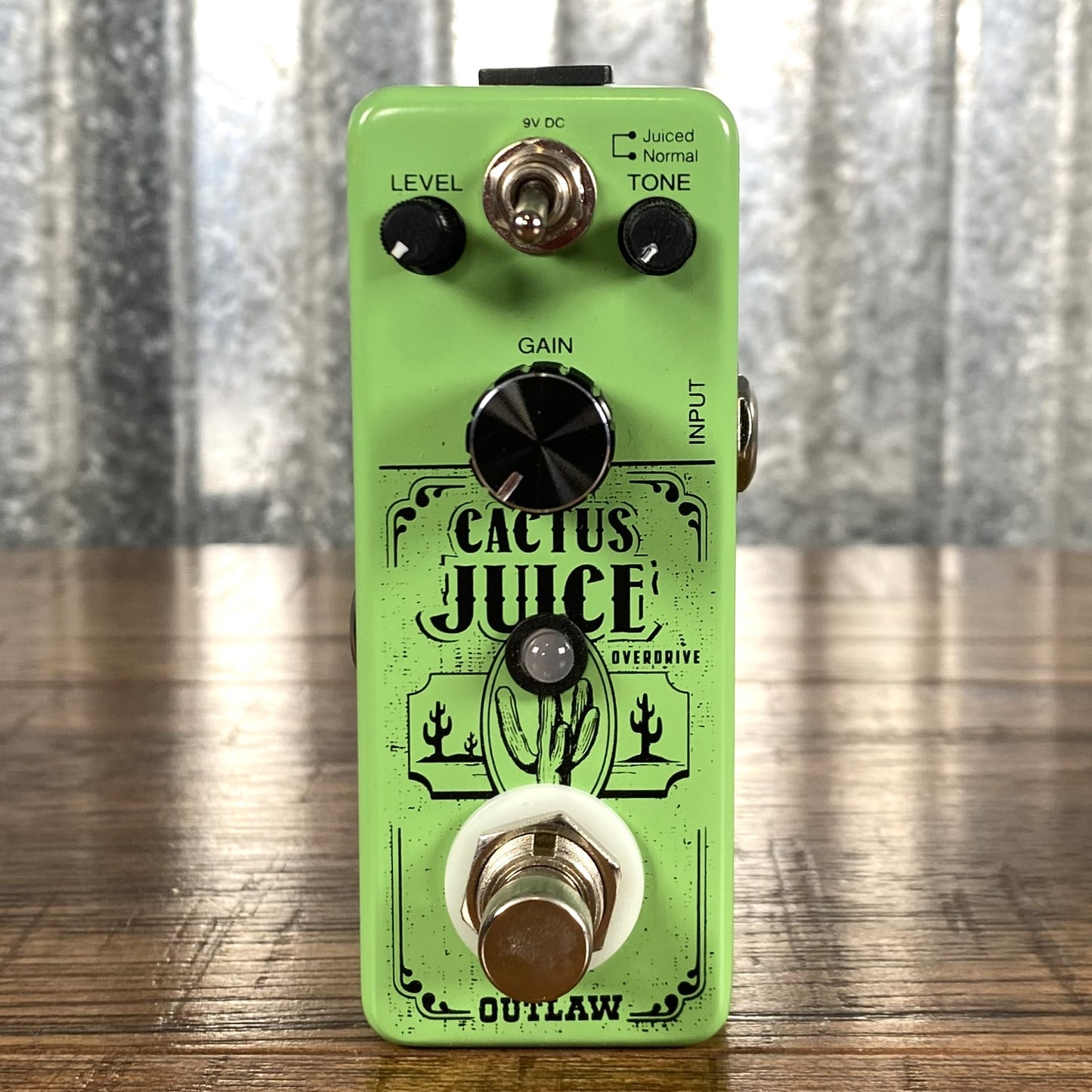 Outlaw Effects Cactus Juice 2 Mode Screamer Style Overdrive Guitar Effect Pedal