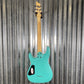 Schecter C-6 Deluxe Satin Aqua Guitar #0749