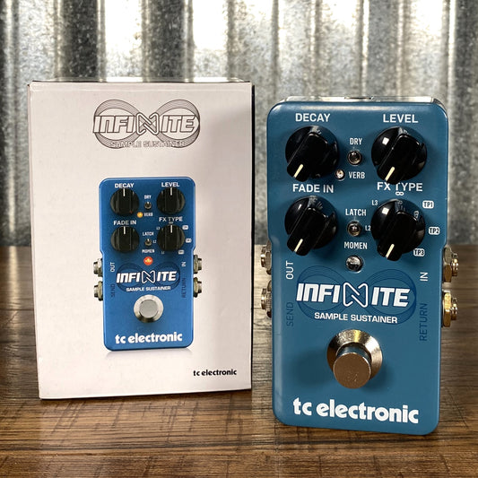 TC Electronic Infinite Sample Sustainer Guitar Bass Effect Pedal Used