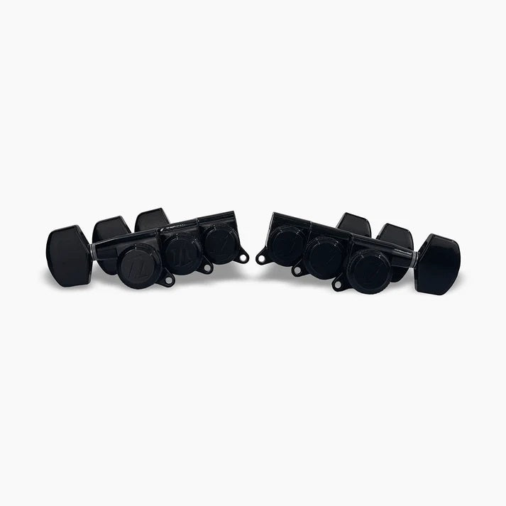 True Lok TK-7117-003 Mid-Size Locking Tuners 3x3 Black