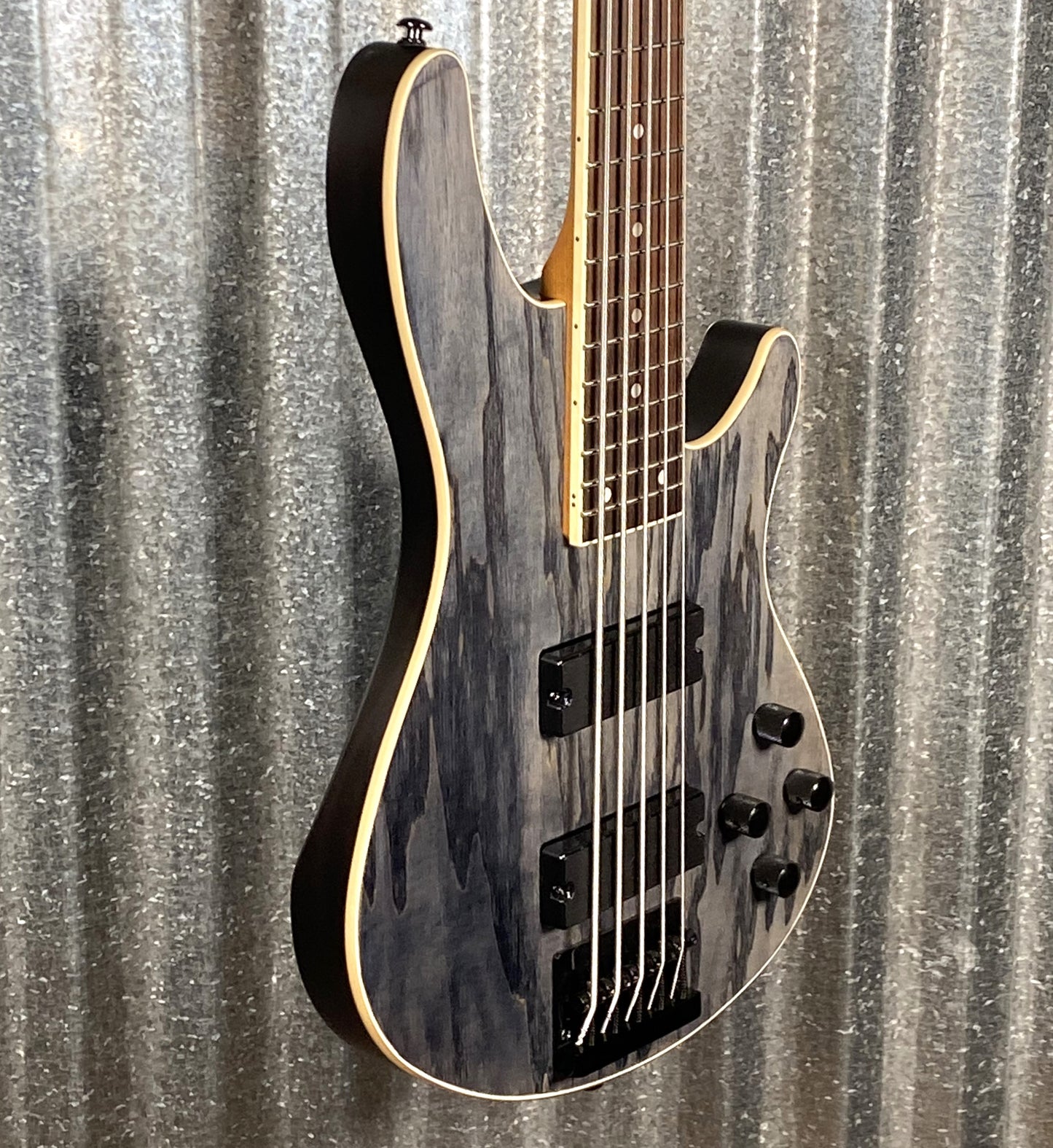 Schecter C-5 Standard Charcoal Satin 5 String Bass #1008 Blem