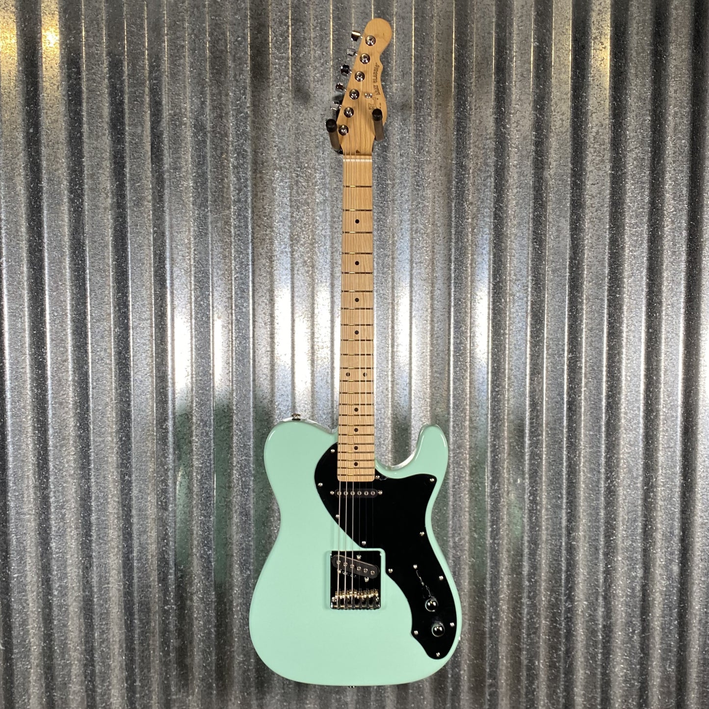 G&L USA ASAT Classic Semi Hollow Limited Edition Surf Green & Bag #7076 Used