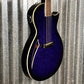 ESP LTD TL-6 Thinline Purple Sparkle Burst Acoustic Electric Guitar LTL6PSPB #0224 Used