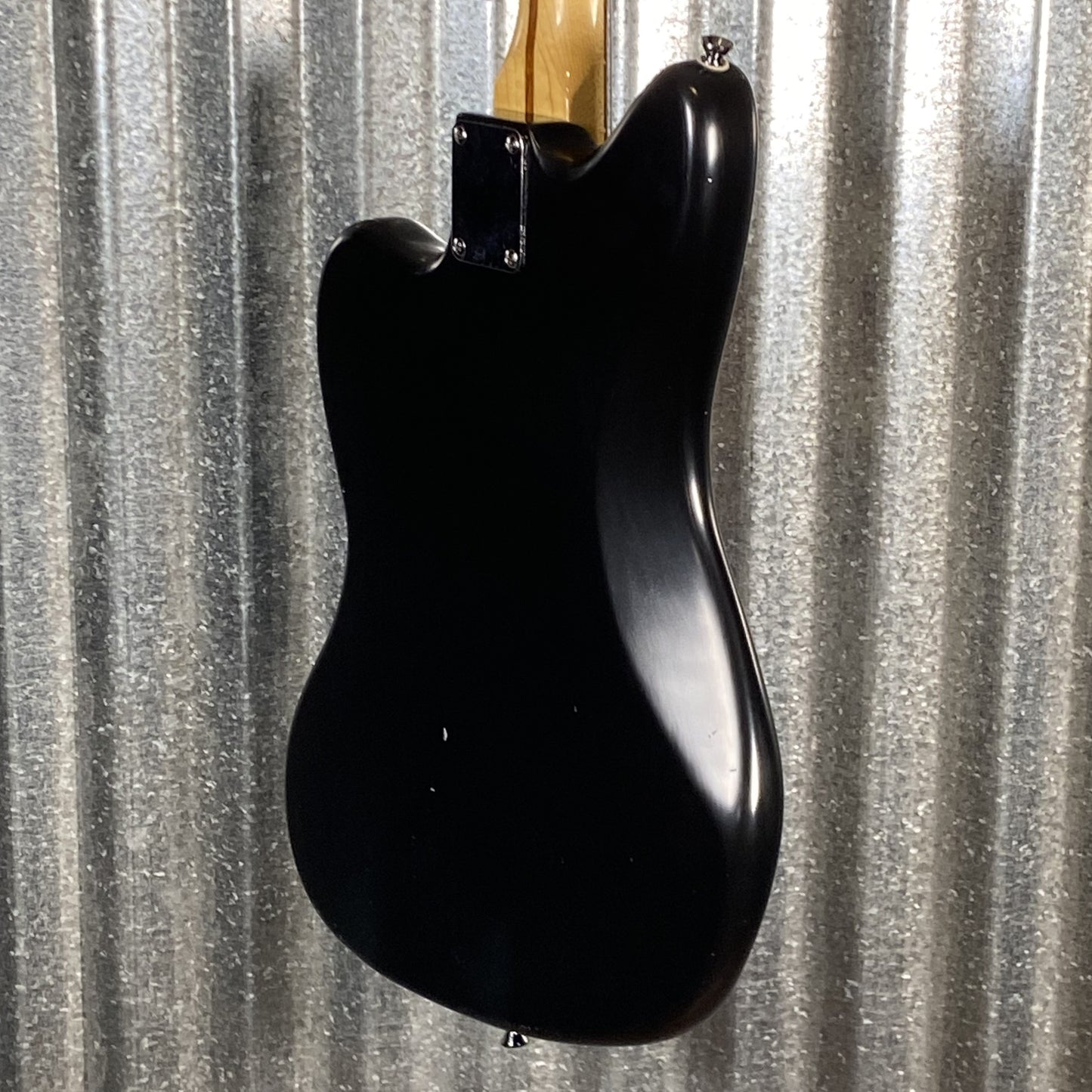 Fender Branded Jazzmaster Flat Black Parts Guitar #0001 Used