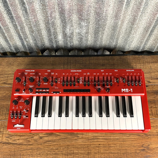 Behringer MS-1-RD 32 Key Analog Synthesizer Red Used