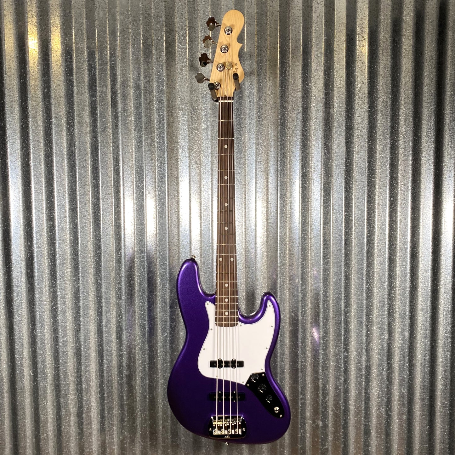 G&L USA JB 4 String Bass Royal Purple Metallic Empress & Bag #9150