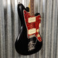 Fender Branded Jazzmaster Flat Black Parts Guitar #0001 Used