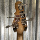 G&L USA Custom Shop L-2500 5 String Bass Smoked Caramel Roasted Pine & Bag #4018