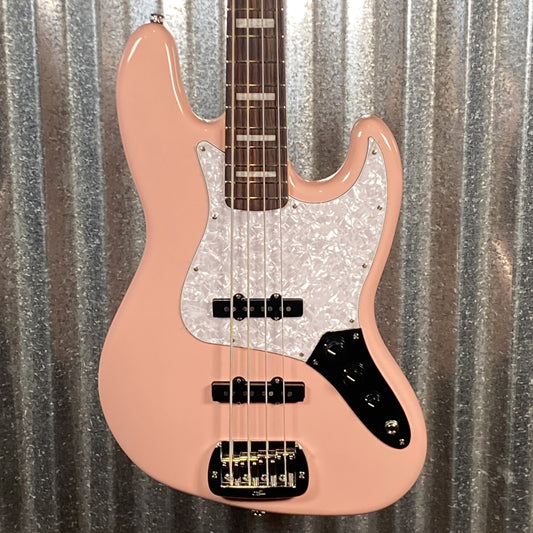 G&L USA JB 4 String Bass Shell Pink & Case #7114 Used