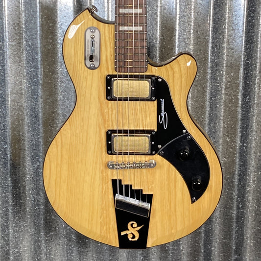 Supro 1296AN Silverwood Natural Ash Guitar & Bag #0752 Blem