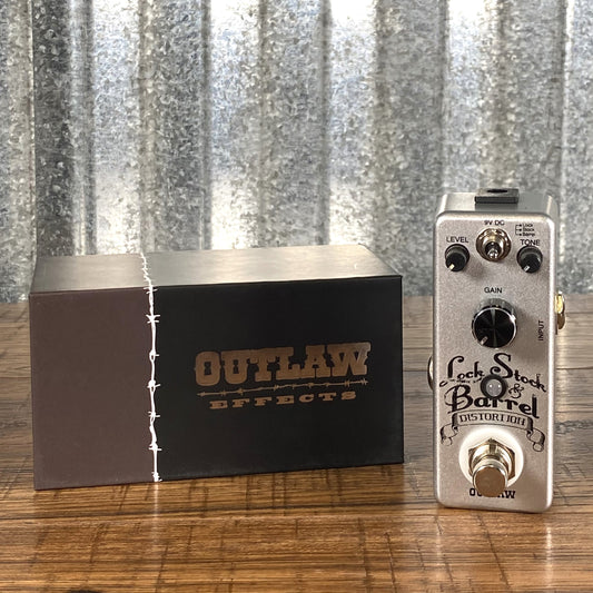 Outlaw Effects Lock Stock & Barrel 3 Mode Distortion Guitar Effect Pedal