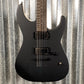 ESP LTD JL-600 Jeff Ling Neck Thru Black Satin EMG Guitar & Case #0714 Used