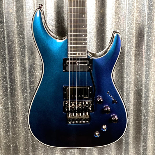 Schecter Hellraiser Hybrid C-1 FR EMG Sustainiac Ultra Violet UV Guitar #1783