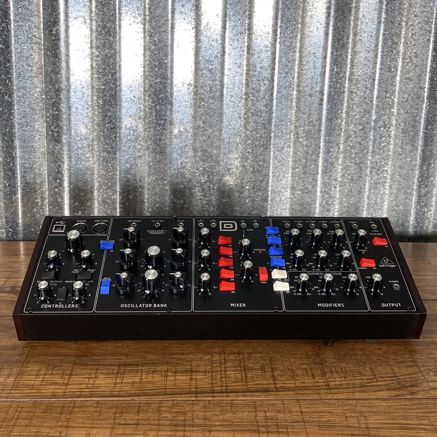 Behringer Model D Analog Desktop Synthesizer Used