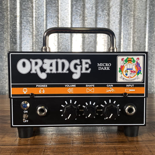 Orange MD20 Micro Dark 20 Watt Tube Hybrid Mini Guitar Amplifier Head Used