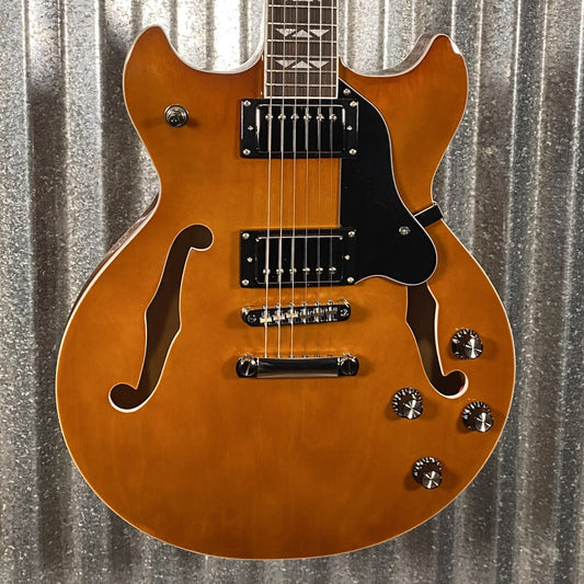Westcreek Guitars 333 Semi Hollow Body Double Cutaway Amber Brown #0007 Used