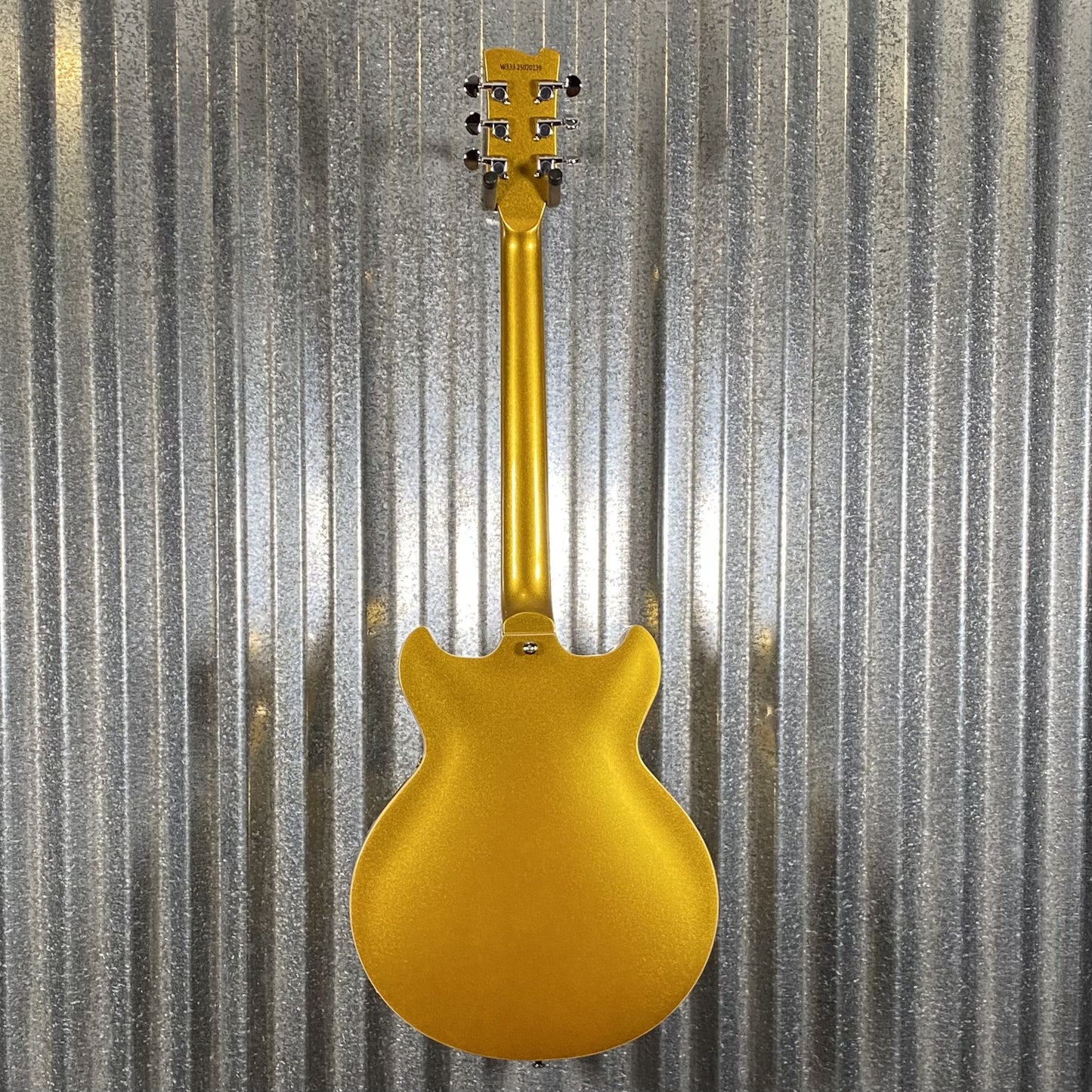 Westcreek Guitars 333 Semi Hollow Body Double Cutaway Gold #0139  Used