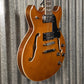 Westcreek Guitars 333 Semi Hollow Body Double Cutaway Amber Brown #0007 Used