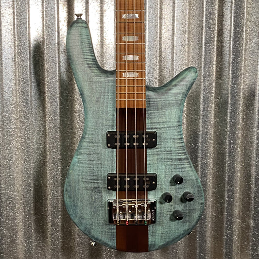 Spector Euro RST 4 String Bass Turquoise Tide EURO4RSTTRQTD & Bag #3620 Used