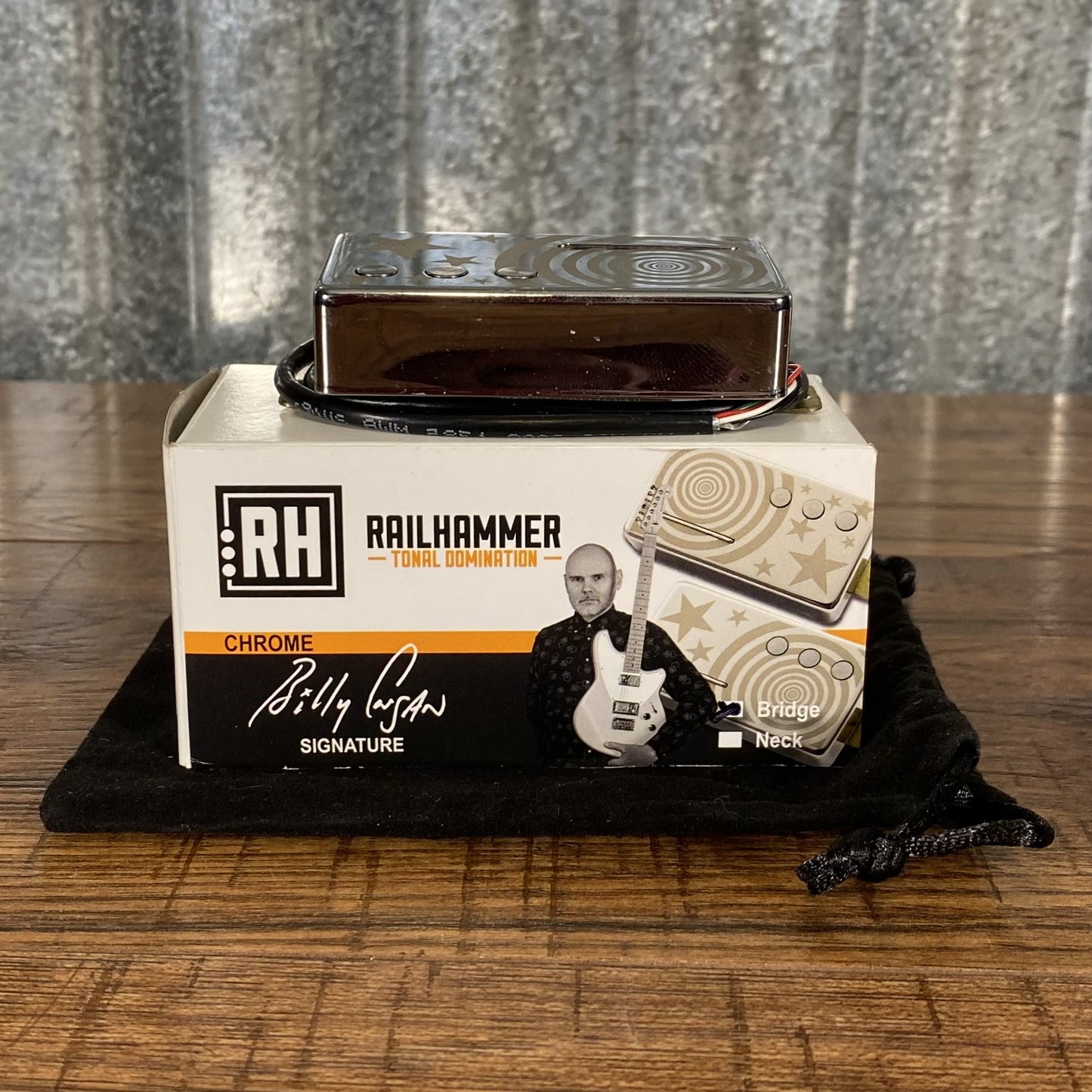 Railhammer Billy Corgan Bridge Chrome Humcutter Guitar Pickup Used