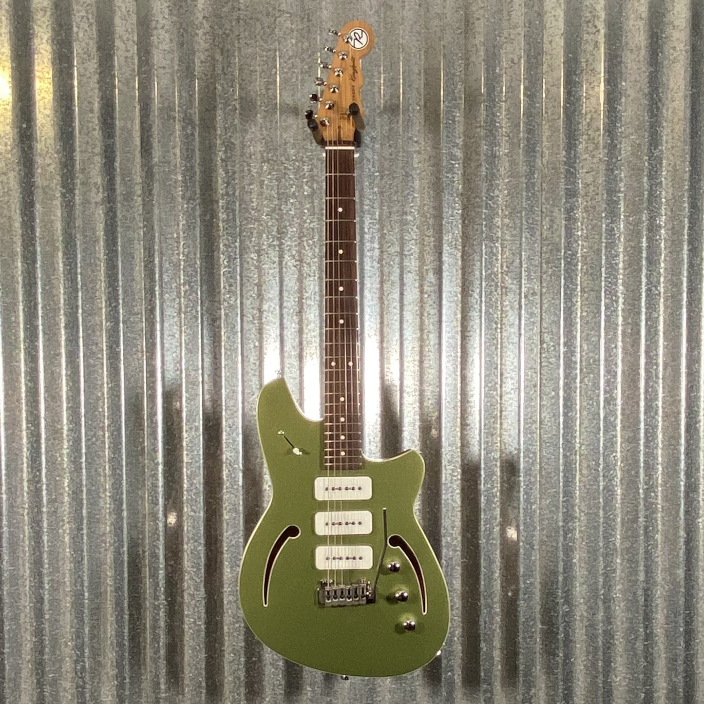 Reverend Kingbolt Air 390 Metallic Limeade Guitar #71003