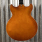Westcreek Guitars 333 Semi Hollow Body Double Cutaway Amber Brown #0007 Used