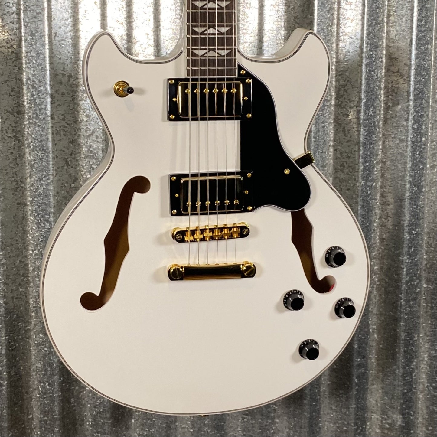 Westcreek Guitars 333 Semi Hollow Body Double Cutaway White #0056 Used