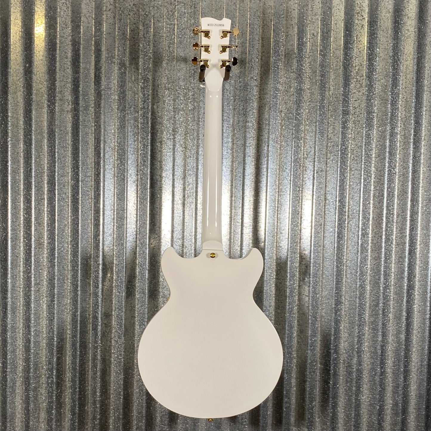 Westcreek Guitars 333 Semi Hollow Body Double Cutaway White #0056 Used